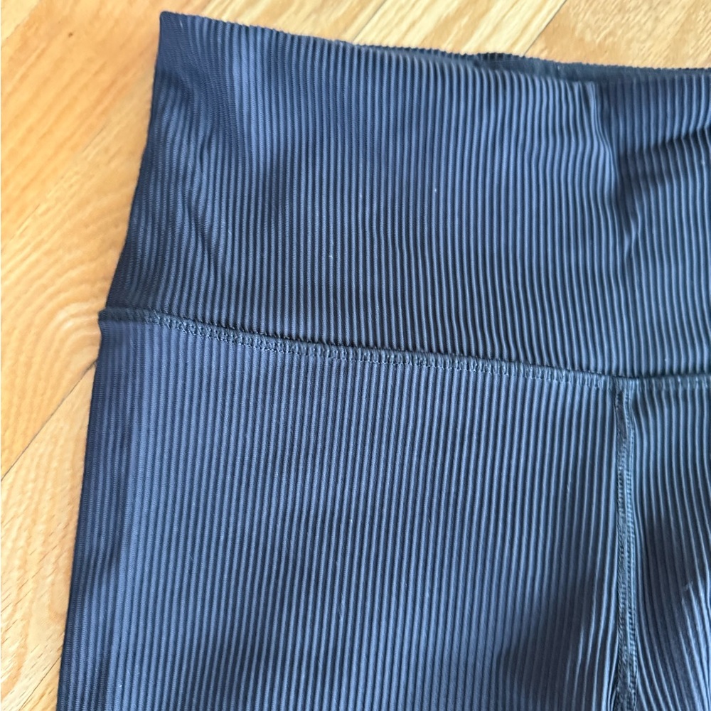 Athleta Elation Rib Black High-Waist Leggings - Picture 4 of 5